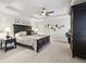 Large main bedroom with decorative ceiling, carpet floors, and classic furnishings at 1870 Marcia Overlook Dr, Cumming, GA 30041