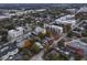 A high-angle view displays the layout of a community with nearby buildings at 549 Ne Parkway Ne Dr, Atlanta, GA 30308
