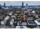 Stunning aerial view captures downtown Atlanta with tree-lined streets, parks, and the city skyline at 549 Ne Parkway Ne Dr, Atlanta, GA 30308