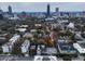 Cityscape aerial view captures downtown Atlanta with tree-lined streets, parks, and the city skyline at 549 Ne Parkway Ne Dr, Atlanta, GA 30308