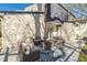 Outdoor patio featuring modern patio furniture and a well-manicured yard at 549 Ne Parkway Ne Dr, Atlanta, GA 30308