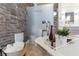 Luxurious bathroom with glass-enclosed shower, vanity, and modern fixtures at 549 Ne Parkway Ne Dr, Atlanta, GA 30308