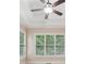 Close-up of Main Bedroom tray ceiling and fan at 223 Falling Water Way, Woodstock, GA 30188