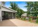 A partially-covered deck with a screened-in porch and wooden railings at 3710 Robinson Walk Ct, Marietta, GA 30068