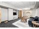 Basement with a cozy seating area and a TV, providing entertainment space for Gathering and guests at 3710 Robinson Walk Ct, Marietta, GA 30068