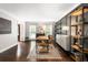 Spacious office featuring hardwood floors, stylish shelving, and natural light at 3710 Robinson Walk Ct, Marietta, GA 30068