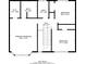 Second-floor plan displaying bedrooms, bathrooms, and closet spaces at 5352 Windfern Ct, Stone Mountain, GA 30088