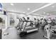 Community gym with treadmills, elliptical machines, and weight equipment at 1075 Peachtree Walk # A-307, Atlanta, GA 30309