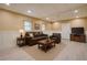 Finished basement featuring a cozy seating area and neutral décor at 1137 Poplar Log Pl, Austell, GA 30168