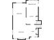 Detailed second floor plan showcasing the living room, kitchen, dining area and foyer at 1137 Poplar Log Pl, Austell, GA 30168
