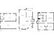 Detailed floor plan showcasing the layout of the home, including the living room, kitchen, bedrooms, and bathrooms at 1137 Poplar Log Pl, Austell, GA 30168