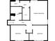 Detailed third floor plan showcasing the bedrooms, bathrooms, walk-in closet and hall at 1137 Poplar Log Pl, Austell, GA 30168
