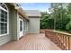 Great outdoor deck overlooking spacious backyard and lush trees at 12 Isabella Ne Ct, Cartersville, GA 30121