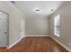Spacious bedroom with neutral paint and hardwood floors at 12 Isabella Ne Ct, Cartersville, GA 30121