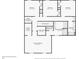 Floor plan for second floor of home at 236 Arbor Creek Dr, Dallas, GA 30157