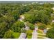 Panoramic aerial view of a home surrounded by a dense forest landscape at 1060 Pinedale Se Dr, Smyrna, GA 30080