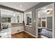 Cozy breakfast bar area with a view to the living room and sunroom at 1060 Pinedale Se Dr, Smyrna, GA 30080