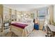 Bedroom featuring a built-in bookshelf and desk, perfect for work or study at 3530 Piedmont Ne Rd # 2I, Atlanta, GA 30305