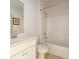 Clean, well-lit bathroom with vanity and tub/shower combo at 2856 Knob Creek Dr, Snellville, GA 30078