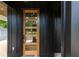 Modern front door with five glass panels, black trim, and sleek hardware for a contemporary look at 178 Wesley Ne Ave # A, Atlanta, GA 30307