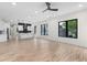 Open concept featuring kitchen and spacious living room with hardwood flooring and natural light at 178 Wesley Ne Ave # A, Atlanta, GA 30307