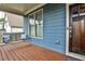 Relax on the inviting front porch swing of this lovely blue home at 2956 Silver Hill Se Ter, Atlanta, GA 30316