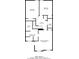 Second-floor plan featuring bedrooms, bathrooms, walk-in closet, and hallway with dimensions at 541 Shadow Valley Ct, Lithonia, GA 30058
