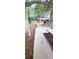 Backyard with steps leading to a patio and backyard at 255 Carriage Station Dr, Lawrenceville, GA 30046