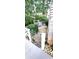 Backyard with a gate, landscaping, and privacy at 255 Carriage Station Dr, Lawrenceville, GA 30046