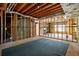 Unfinished basement framed with exposed beams, rafters, and ductwork at 208 Regency Ct, Acworth, GA 30102
