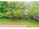 Backyard featuring a green lawn and privacy from the tree line at 5888 Old Wellborn Trce, Lithonia, GA 30058