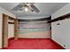 Bedroom with bold wall mural and closet at 617 Rock Springs Rd, Lawrenceville, GA 30043