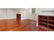 Bonus room features hardwood floors, built in shelving and a charming window at 760 River Gate Dr, Atlanta, GA 30350