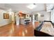 Finished basement area with a bar, entertainment area, and ample space for recreation at 151 Overhill Point, Alpharetta, GA 30005