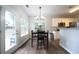 Eat-in kitchen area with stainless steel appliances and bright natural lighting at 262 Devynwood Ln, Dallas, GA 30157