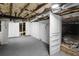 Spacious unfinished basement with concrete floor ready for customization and ample storage space at 2764 Midway Rd, Decatur, GA 30030