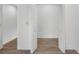 Spacious closet area with hardwood floors and bright white trim at 2764 Midway Rd, Decatur, GA 30030