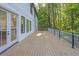 Expansive wooden deck overlooking a lush, green backyard at 2764 Midway Rd, Decatur, GA 30030