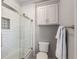 Bathroom featuring a shower-tub combo, white subway tile, and modern fixtures at 5173 Brendlynn Dr, Suwanee, GA 30024