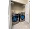 Modern washer and dryer set in closet, offering convenience and efficiency for household chores at 2499 Peachtree Rd # 506, Atlanta, GA 30305