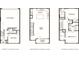 Detailed floor plan showcasing the layout of this 3-story home at 2636 Mackintosh Ct # 15, Brookhaven, GA 30319