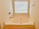 Bathroom featuring a luxurious soaking tub at 5421 Skylar Creek Ln, Buford, GA 30518
