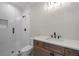Bathroom featuring modern shower and sink at 4091 Oak Forest Drive Ne, Brookhaven, GA 30319