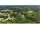 Beautiful homes nestled among the trees are captured from an aerial view in this lush neighborhood at 4995 Aviary Nw Dr, Acworth, GA 30101