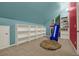 Unique play room with creative design, including a built-in slide and open space at 4995 Aviary Nw Dr, Acworth, GA 30101