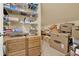 Storage room featuring shelving and storage containers at 4995 Aviary Nw Dr, Acworth, GA 30101