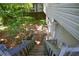 Weathered back deck leading to yard through a set of stairs at 1112 Mountain Springs Nw Dr, Kennesaw, GA 30144