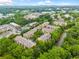 Community aerial view showcasing mature trees, landscaping and convenient parking at 1227 Parkside Village Nw Dr, Marietta, GA 30060