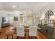 Formal dining area featuring modern lighting, wood floors, and elegant decor at 1227 Parkside Village Nw Dr, Marietta, GA 30060