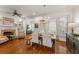 Bright dining area with hardwood floors, neutral decor, and large windows at 1227 Parkside Village Nw Dr, Marietta, GA 30060